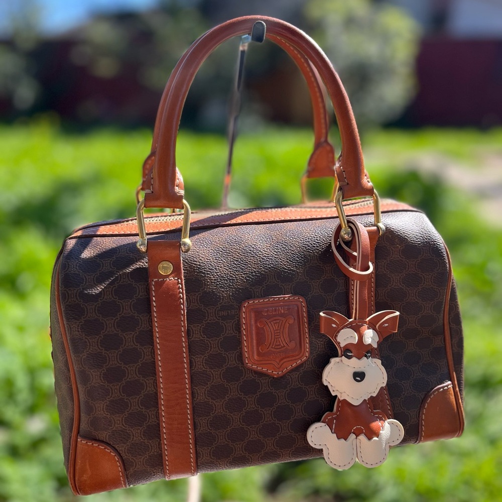 Celine Macadam Boston bag